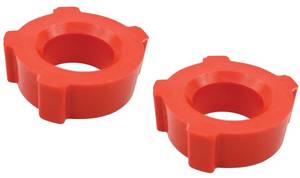 lot 94 image: OPEN BOX SLIGHTLY SCUFFED EMPI 16-5130 URETHANE SPRING PLATE KNOBBY BUSHINGS 1-34 VW BUGGY BUG GHIA SPLIT