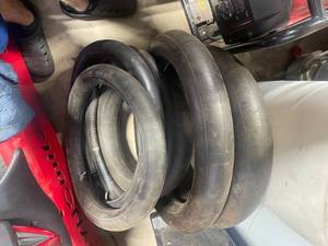 lot 132 image: Lot of 6 used motorcycle tubes