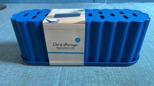 lot 8025 image: Cord Storage Organizer Blue Cable Management System