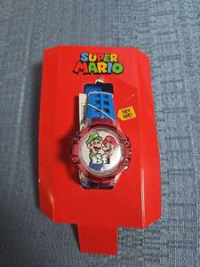 lot 8093 image: Super Mario Digital Watch with LED Light-Up Display Red