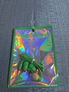 lot 8096 image: Football Wired Earbuds with 3.5mm Aux Cable Green