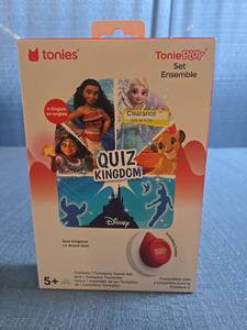 lot 8098 image: tonies ToniePlay Disney Quiz Kingdom Set Game Controller