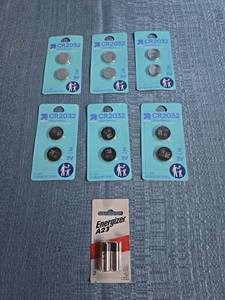 lot 8105 image: CR2032 Lithium Batteries 3V 10-Pack  Energizer A23 Alkaline 2-Pack