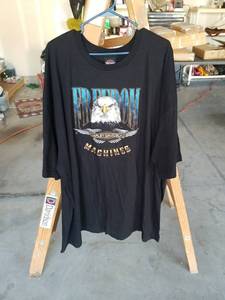 lot 4086 image: Harley-Davidson Freedom Machines  Sleeve T-Shirt 5XL