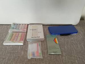 lot 4119 image: Art Supply Lot Crayons Colored Pencils Highlighter Pens