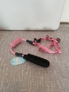 lot 4148 image: Dog Belt for Running & Swimming for Small Dogs Vest Long Leash Multicolored