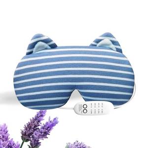 lot 4156 image: Heated Eye Mask, Heat Eye Mask for Sleeping, Warm Eye Compress for Dry Eyes, USB Electric Heating Eye Pad with Heat & Time Control, Relieve Dry Eye Syndrome, Stye, Blepharitis (Blue)