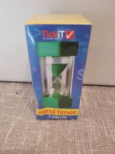 lot 4179 image: TickiT Sand Timer 1 Minute Educational Products