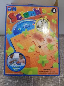 lot 4180 image: Scamble Game with Pop-Up Timer and Shape Pieces