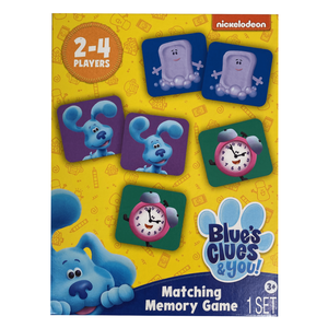lot 4188 image: Nickelodeon Blue s Clues & You Character Matching Memory Card Game 72 Pieces