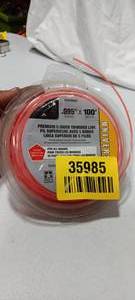 lot 35985 image: 2% Used - .095 x 100 Permium 5 Sided Trimmer Line - Universal.