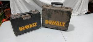 lot 35993 image: Lot of Misc Dewalt hard Cases.
