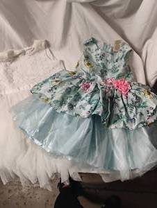 lot 35718 image: two gently used girl toddler dresses size 2t-3t