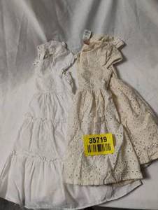 lot 35719 image: two gently used toddler dresses 2t-3t