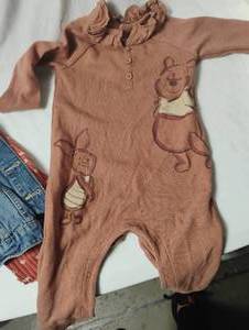 lot 35720 image: gently used 18 mo old baby winter winnie the pooh winter outfit & carters girls toddler size 5t with old navy girls dressy floral print blouse size 5t