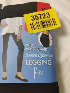lot 35723 image: new-womans felina light weight leggings size medium & fashion womans lxl leggings