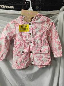 lot 35727 image: Forever Me girls hooded jacket with butterflies size 2T
