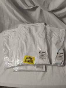 lot 35730 image: new-mens 3x white polyester athletic game  shirt