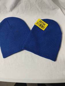 lot 35734 image: new-mens winter stocking cap blue one size fits all