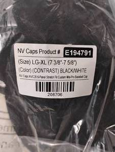 lot 35782 image: NV Black Cap Sz LG-XL