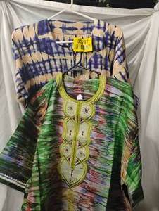 lot 35797 image: gently used African American smock LXL