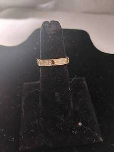 lot 35844 image: LvL 5 Replica - Gold Cartier Ring.