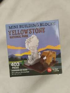 lot 35852 image: Mini Building Blocks - Yellowstone National Park.