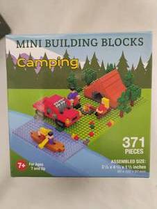 lot 35853 image: Mini Building Blocks - Camping.