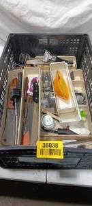lot 36038 image: Lot of Misc. Kitchen Silverware