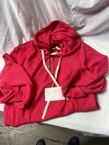 lot 35743 image: new-adult womens red holloway half button up pullover size xs