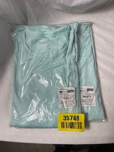 lot 35748 image: new-adult womens polyester pastel mint athletic sport shirt 2xl