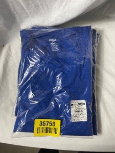 lot 35750 image: new-adult mens polyester blue athletic shirt size 4xl