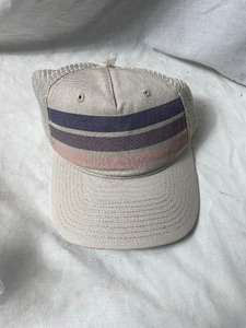 lot 35772 image: womens khakistripped ball cap. 12 count