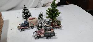 lot 35937 image: Christmas tree farm decorative tabletop scene