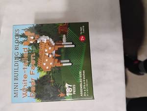 lot 35857 image: Mini Building Blocks - White - Tailed Deer Fawn.