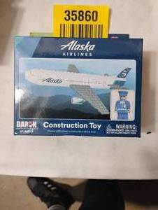 lot 35860 image: Mini Building Blocks - Alaska Airlines.
