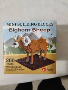 lot 35863 image: Mini Building Blocks - Bighorn Sheep.