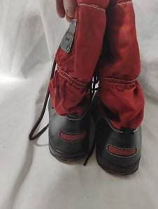 lot 35898 image: Black & Red Coach Snow Boots - Size 6B.