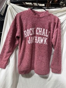 lot 35911 image: Woolly Threads - Rock Chalk Jayhawks Sweater - XS.