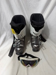 lot 35924 image: Dalbello Sport Mx 70W Ski Boots - 24.5. & Goggles.