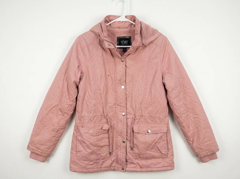 lot 4618 image: YMI Collection Pink Quilted Parka Jacket XLEG