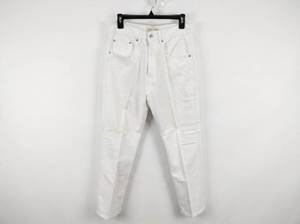 lot 600 image: Beyond The Limit Brand Jeans Mens White 5-Pocket Jeans W32 L32
