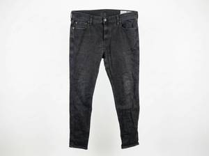 lot 617 image: Hollister California Skinny Advanced Stretch Black Jeans W38 L32