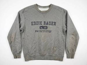 lot 624 image: Eddie Bauer NW Outfitter Crewneck Sweatshirt Gray Size XL