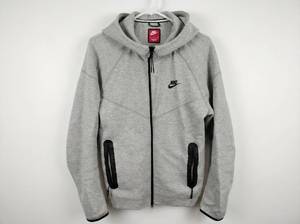 Nike Tech Fleece Full-Zip Hooded Jacket Heather Gray Size S