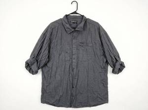 lot 648 image: Ecko Unltd Mens 3XL Long Sleeve Button-Up Shirt Gray 100% Cotton