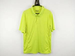 lot 649 image: Fila Sport Mens Golf Polo Shirt Athletic Fit XL Neon Yellow-Green