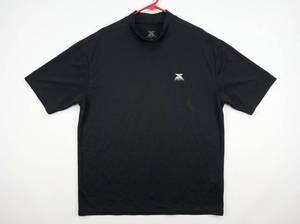 lot 651 image: Xterra Black Short Sleeve Mock Neck Athletic Shirt - XL