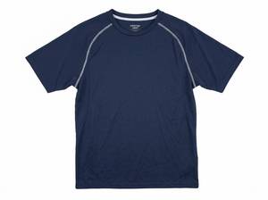 lot 655 image: Emerge RapiDry Mens Short Sleeve Athletic Shirt Size L Navy Blue