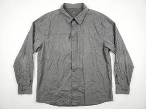 lot 658 image: Ascend Mens Long Sleeve Button-Up Shirt Size 2XLT Gray
